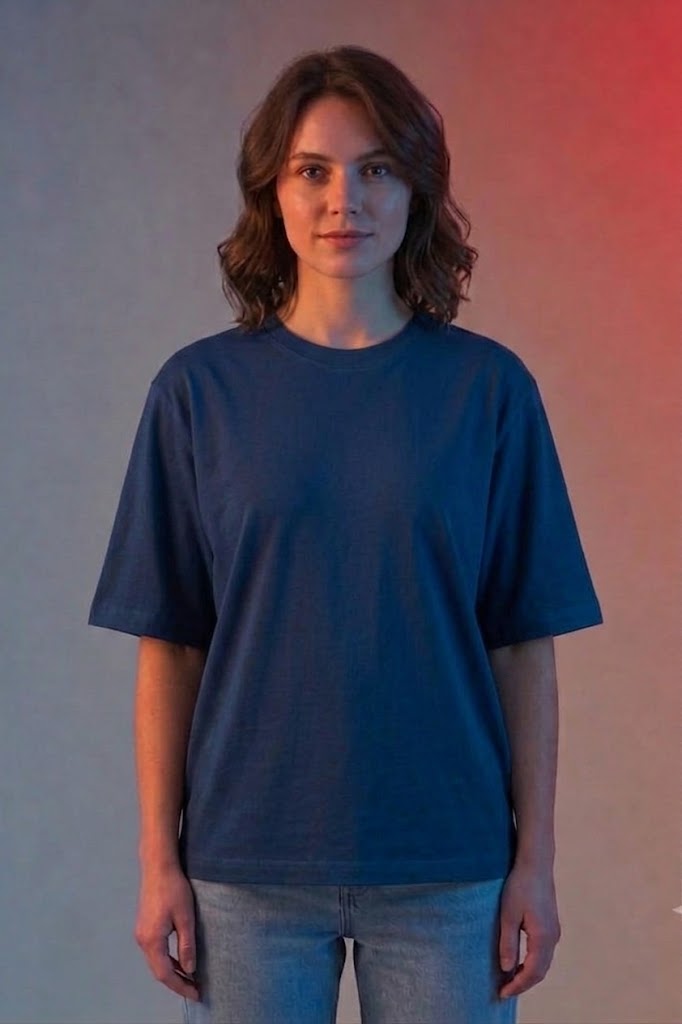 Boxy fit basic shirt